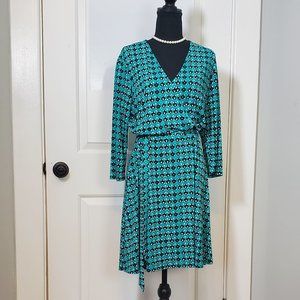 Leota Faux Wrap Dress Size Extra Large